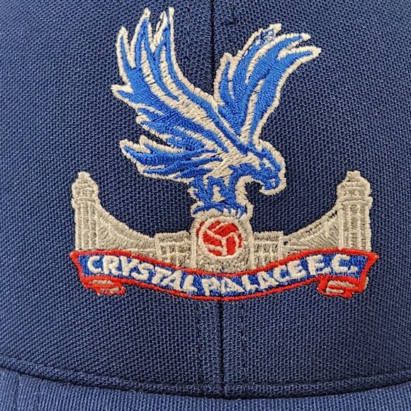 Crystal Palace FC Hat Soccer Premier League Adjustable Yupoong 110 Flex Fit Blue - Picture 2 of 7